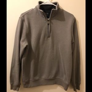 Dark Grey 1/4 Zip-up Sweatshirt Size Medium